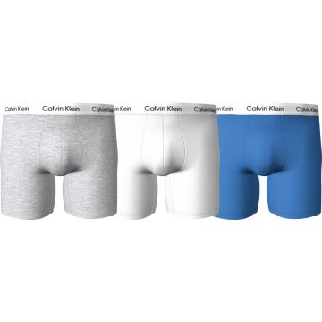 Calvin Klein Boxer Brief  3-pack zwart NB1770A cb4 grijs wit blauw