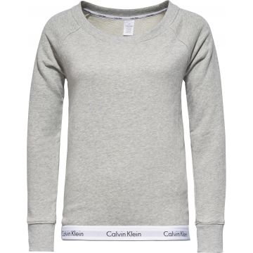 Calvin Klein Top sweatshirt logo QS5718E 020 grey