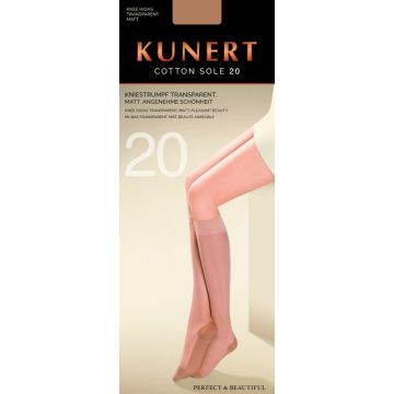 Kunert Cotton Sole 20 kniekous