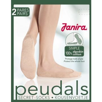 Janira kousenvoetje Simple Katoen (10032N) 2 pack