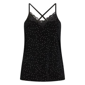 Charlie Choe velours singlet top F41158-38 