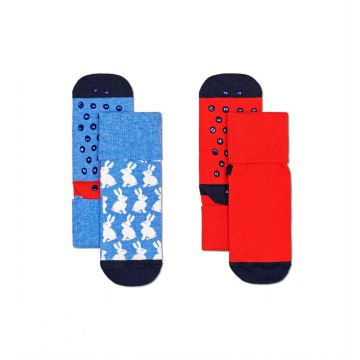 HappySocks 2 pack Bunny antislip socks KBUN19  