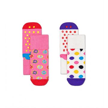 HappySocks 2 pack Donut antislip socks KDON19 