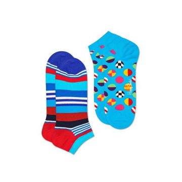 HappySocks 2 p Multi stripe Low Sock MST02-6300