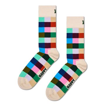 HappySocks rainbow check sock p000080