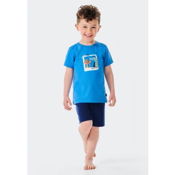 Schiesser jongens shortama 176752 800 blau