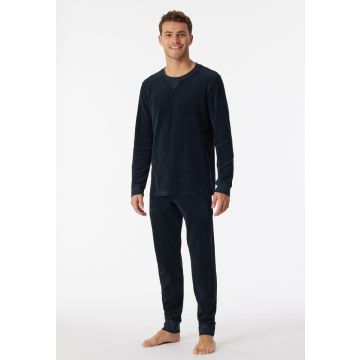 Schiesser Heren Pyjama Velours 180277