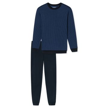 Schiesser heren pyjama 180252 815 Navy