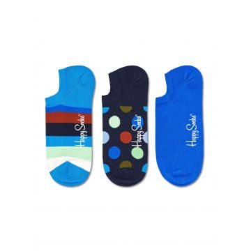 HappySocks 3 pack Stripe no Show Sock STR39 